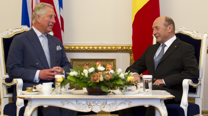 Traian Băsescu l-a primit pe Prinţul Charles la Cotroceni