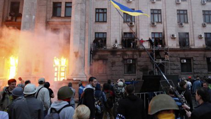 31 de oameni au murit în incendiul de la Odesa 