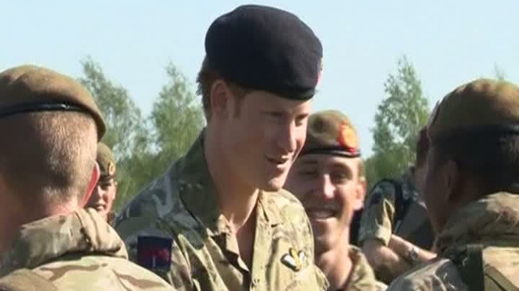 Prinţul Harry a asistat la exerciţii militare NATO în estul Estoniei