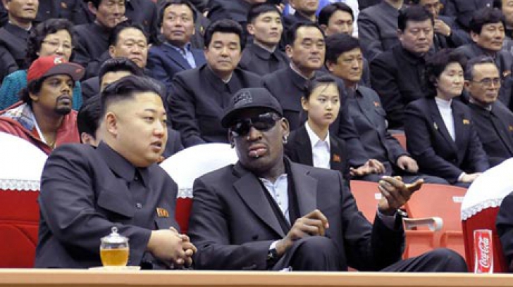 DECLARAŢIE INCREDIBILĂ: Dennis Rodman susţine că l-a văzut în ianuarie pe unchiul lui Kim Jong-un