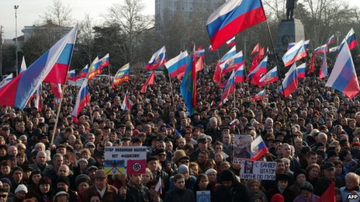 Ucraina protestează faţă de vizita lui Vladimir Putin în Crimeea