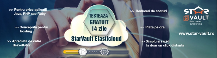 Testează gratuit 14 zile StarVault Elasticloud - cea mai elastică platformă de cloud!