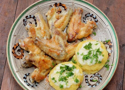 Aripioare de pui la tigaie