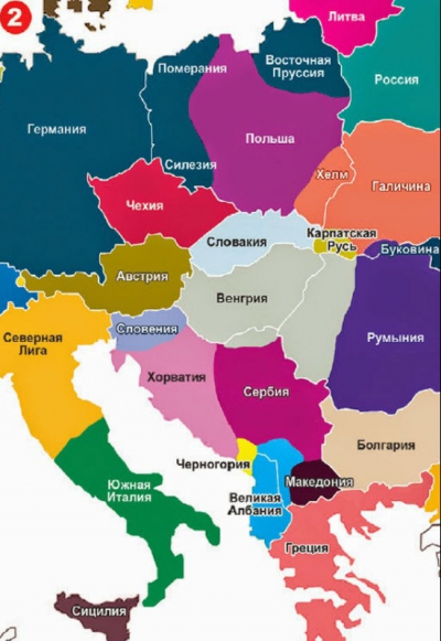 Harta Europei în 2035, reflectarea viselor şi frustrărilor Rusiei