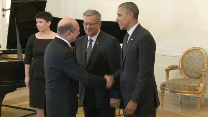Băsescu s-a întâlnit cu Obama