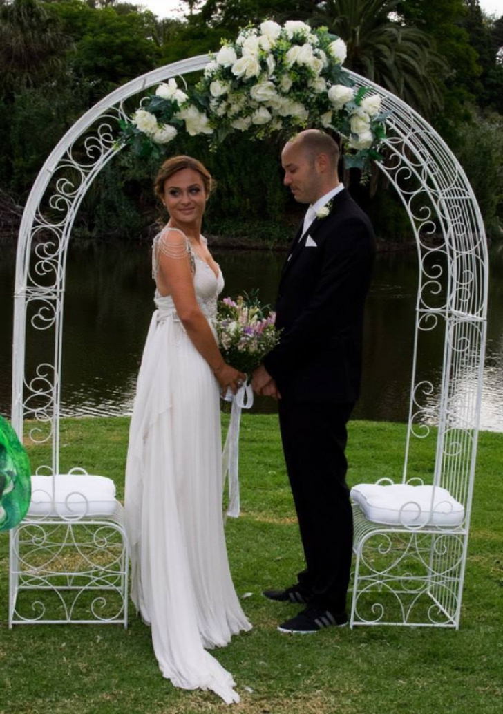 Katarina, una dintre nepoatele lui Radu Beligan, s-a căsătorit