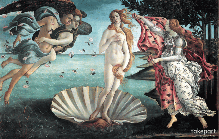 Sandro Botticelli, Birth of Venus, 1486
