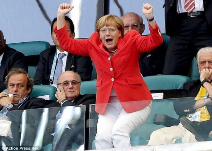 Campionatul Mondial de Fotbal 2014. Angela Merkel, selfie la CUPA MONDIALĂ