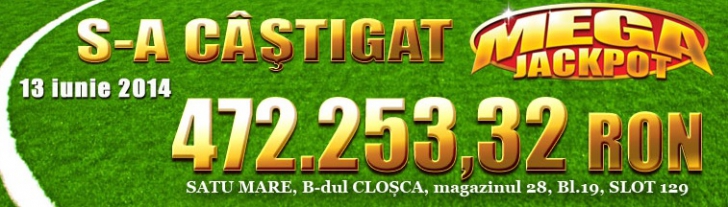 Un jandarm din Satu Mare câștigă Mega Jackpot-ul de peste 100.000 euro de la Stanleybet