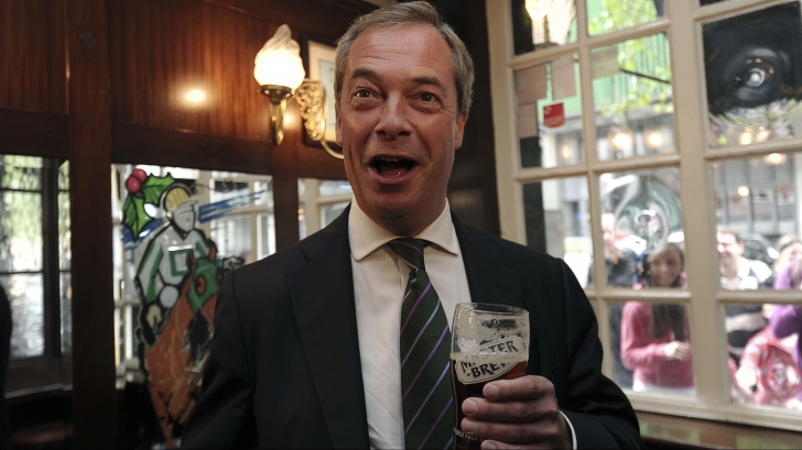 Liderul Ukip Nigel Farage