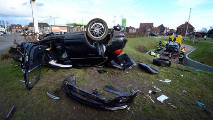 Accident cumplit în Belgia.
