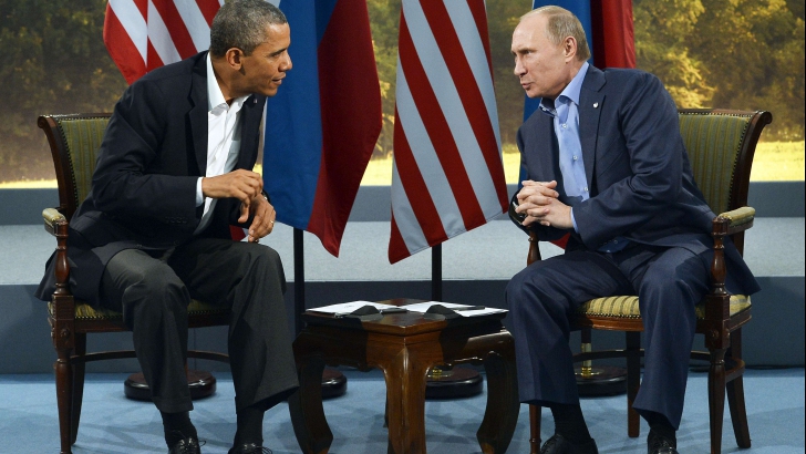 Discuţie privată între Barack Obama şi Vladimir Putin, în Normandia