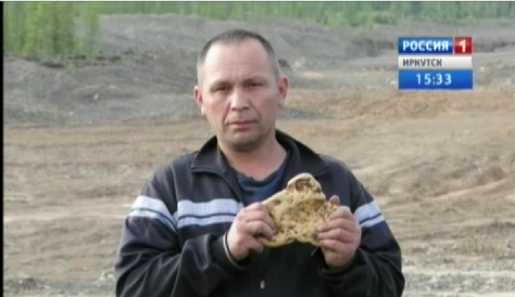 O pepită de aur de 6,664 kg a fost găsită în Siberia