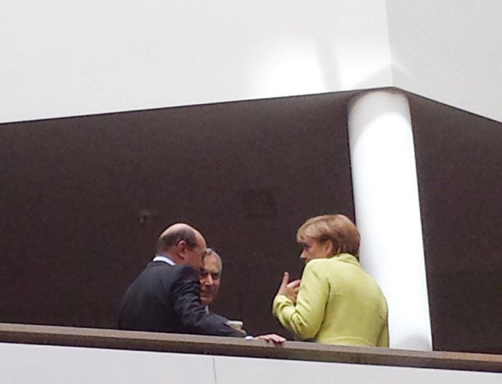Traian Băsescu şi Angela Merkel