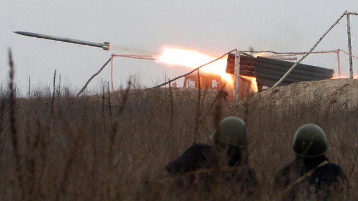 Trupele ucrainene, lovite cu rachete GRAD