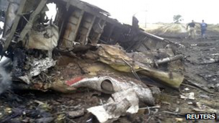 Avion prăbuşit în Ucraina