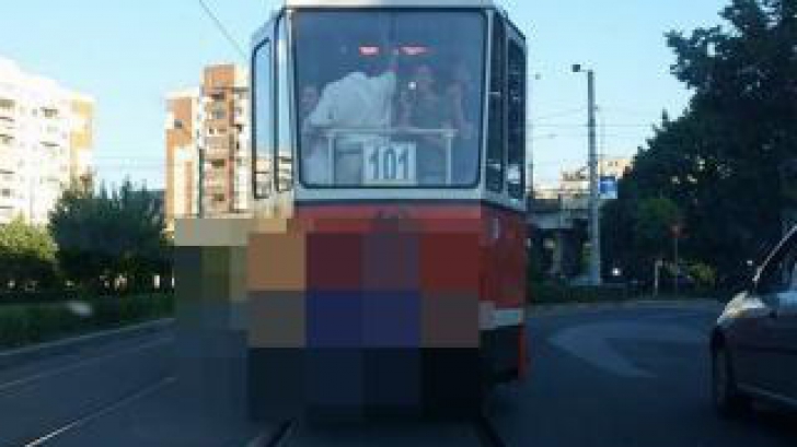 Aşa se circulă în Cluj cu tramvaiul