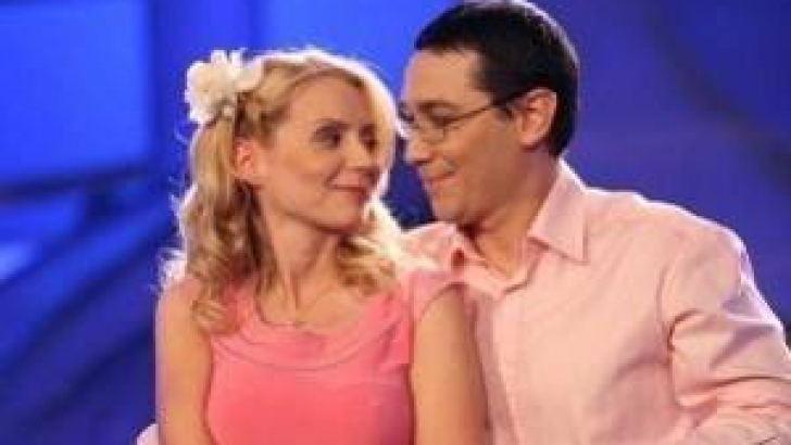Daciana şi Victor Ponta la emisiunea "Dansez pentru tine"