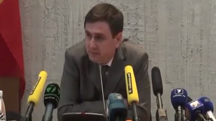 Veaceslav Ioniţă a plâns în timpul unei conferinţe de presă