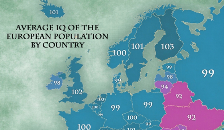 Harta IQ-ului