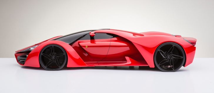 Ferrari F80: Un supercar SF imaginat de designerul Adriano Raeli