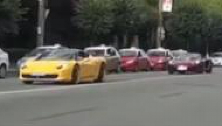  Bolizii milionarilor din Cluj, filmați în trafic de un șofer