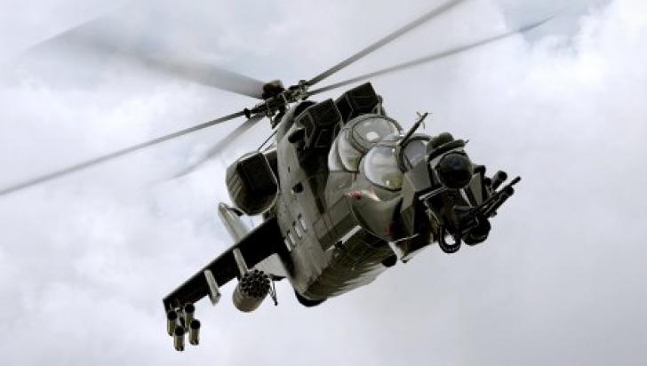 Insurgenţii proruşi din estul Ucrainei au doborât miercuri un elicopter de tip Mi-24 al armatei ucrainene