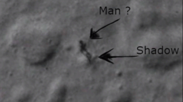 Explicaţia NASA pentru umbra bizară denumită "Omul de pe Lună"