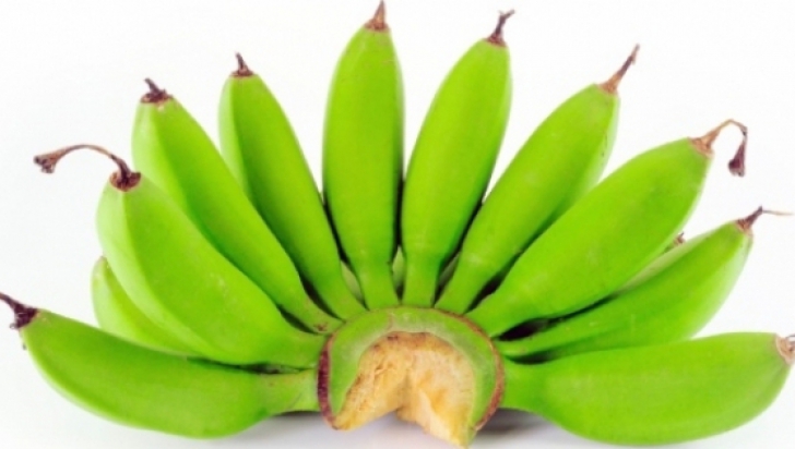 Bananele verzi au proprietati benefice mai ales daca tineti un regim alimentar pentru slabire