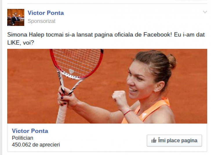 Gest ORIBIL marca Victor Ponta la adresa SIMONEI HALEP! Cum să faci așa ceva?