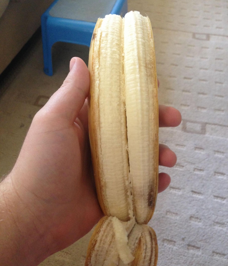 Ce a găsit un om într-o banană: Nu mi-a venit să cred