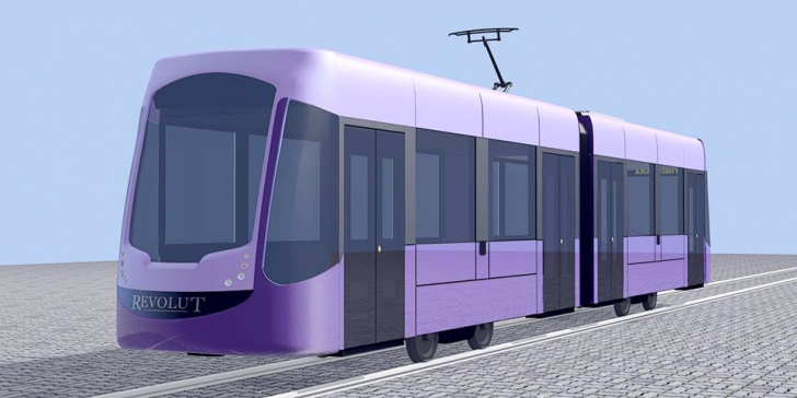 Nicolae Robu se laudă pe Facebook cu tramvaiele viitorului.