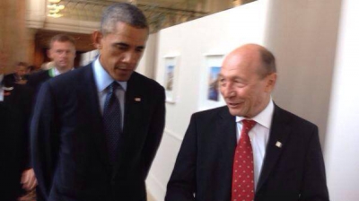 BĂSESCU, la discuţii cu OBAMA şi MERKEL