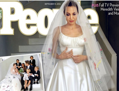 Iulia Albu, comentarii uluitoare despre rochia de mireasă a Angelinei Jolie 