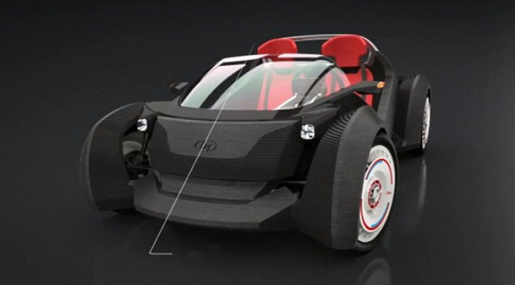 Cum arată și cât costă prima maşină din lume construită prin metoda de printare 3D