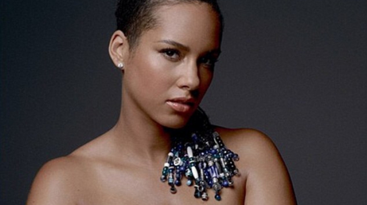 Alicia Keys, protest nud pentru pace