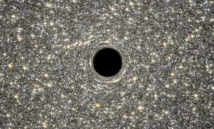Gaură neagră supermasivă cu o masă de 21 de milioane de ori mai mare decât cea a Soarelui