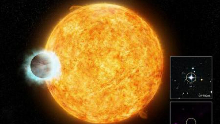 O exoplanetă uriașă "îmbătrânește" steaua pe orbita căreia se află