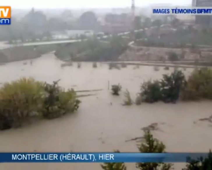 Inundaţii teribile în Franţa