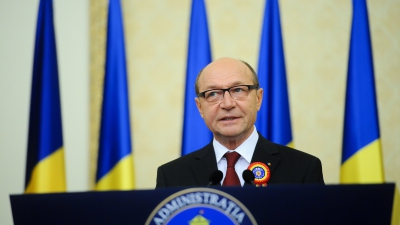 TRAIAN BĂSESCU, declaraţii de presă la Cotroceni