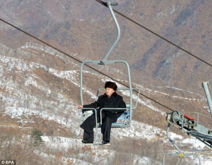  Imagini rare din Coreea de Nord: Cum arată primul complex de schi din ţara lui Kim Jong-un