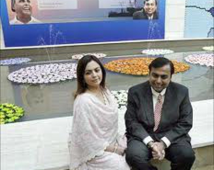 Miliardarul indian şi soţia sa
