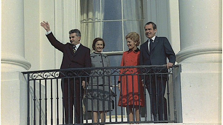 Nicolae Ceauşescu şi Richard Nixon