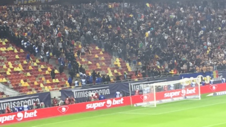 Meciul U Cluj-Steaua s-a încheiat cu dosare penale pentru zeci de suporteri 