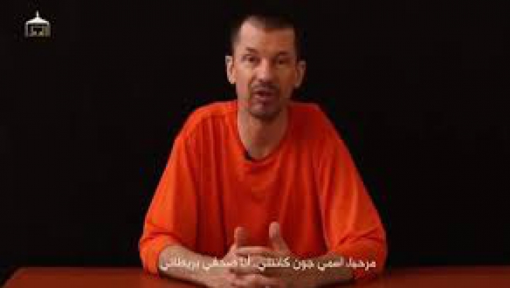 Gruparea Stat Islamic a difuzat o înregistrare cu ostaticul britanic, John Cantile