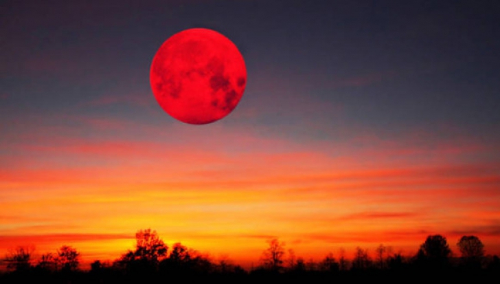 "LUNA SÂNGERIE": O eclipsă totală de Lună, vizibilă pe 8 octombrie