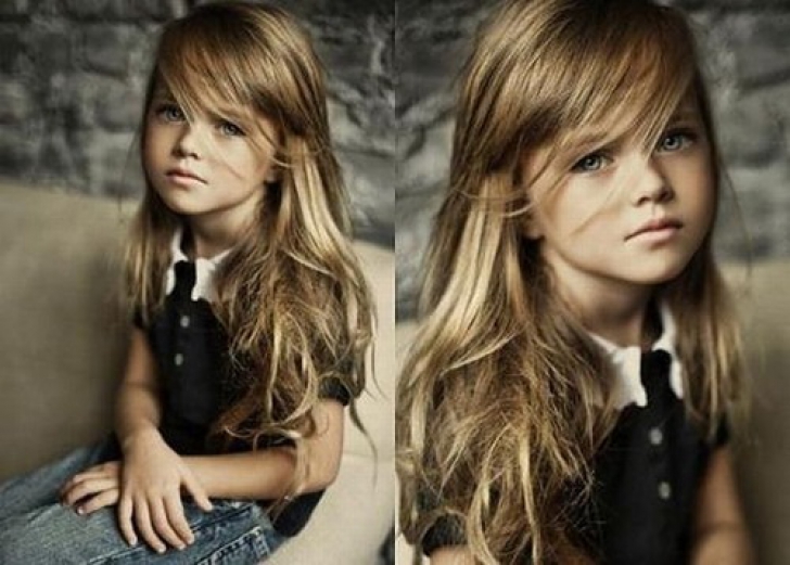 Kristina Pimenova, cea mai frumoasă fetiţă din lume, are 6 ani