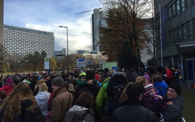 Imagine de la Munchen, un epicentru al votului de azi din diaspora