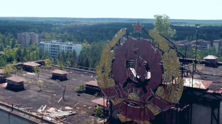 Videoclipul INCREDIBIL realizat din dronă cu Cernobîl te lasă fără cuvinte!