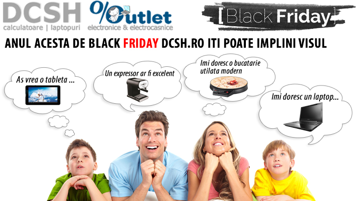 DCSH Outlet participa la Black Friday 2014. Reduceri de până la 70% (P)